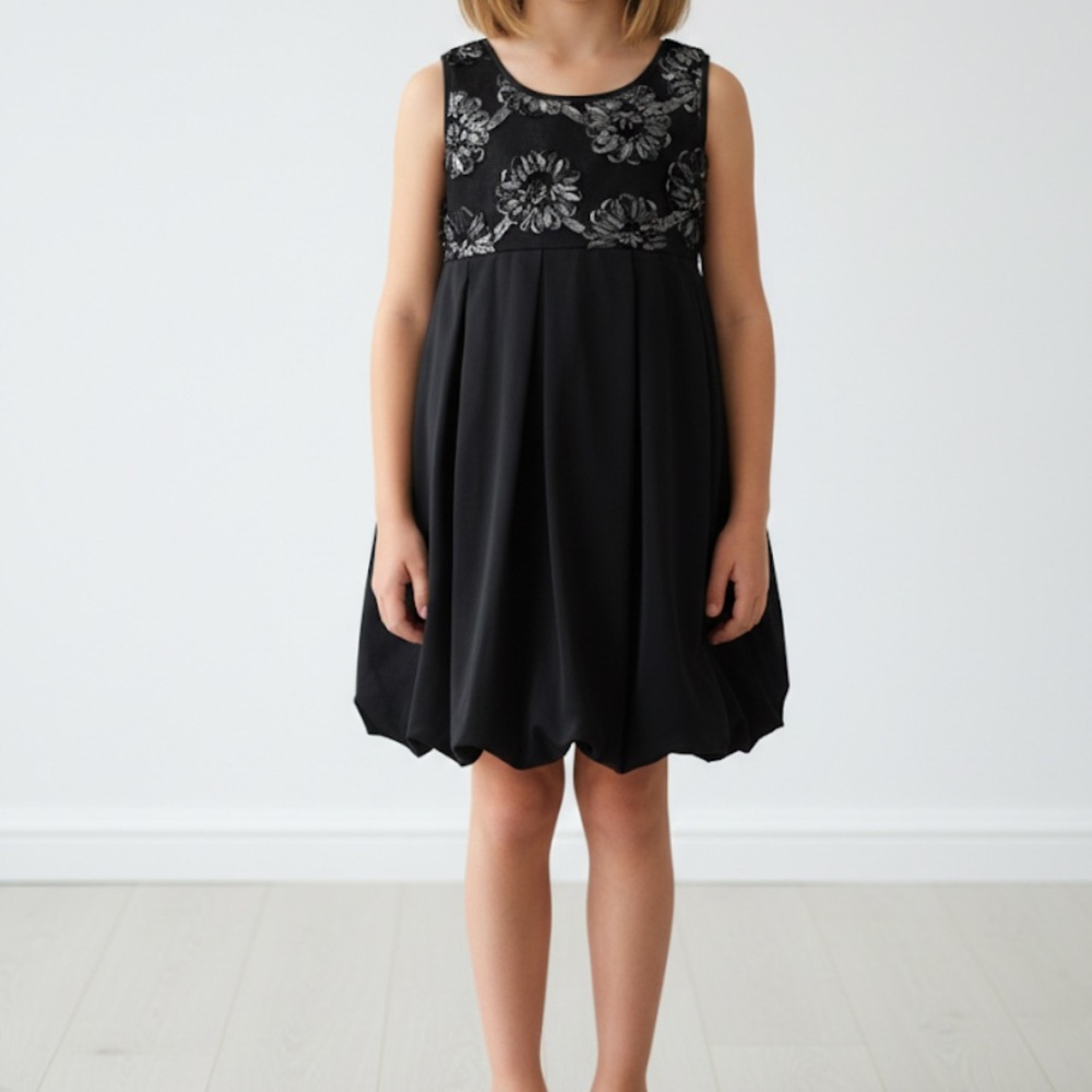 ⭐️ Pippa & Julie Bubble Hem Dress with Embellishments